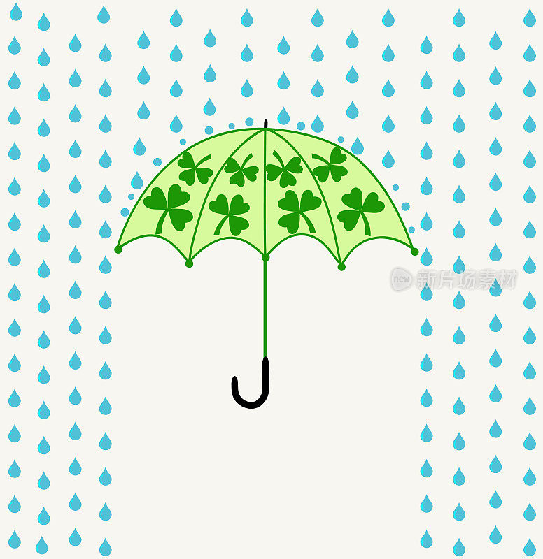 伞的背景。