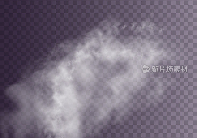 特殊效果的蒸汽，烟，雾，云。