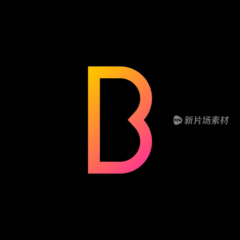 B字母标志