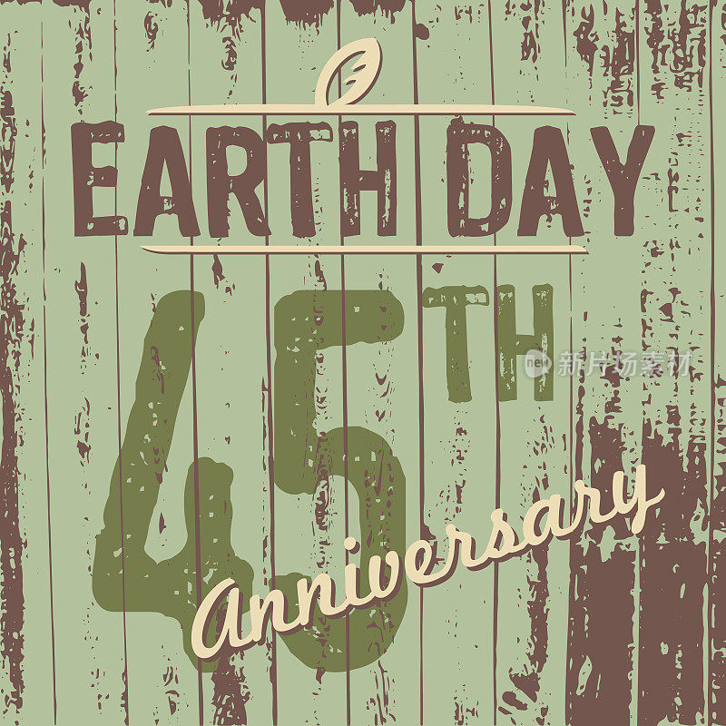 地球日45周年纪念日