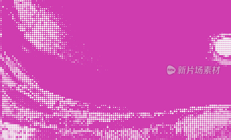 抽象的紫色水流动风格半色调图案背景
