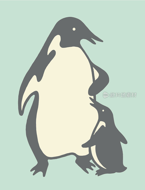 企鹅和小企鹅