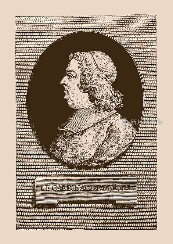 Fran?ois-Joachim德・皮埃尔・德・贝尼斯(1715年5月22日- 1794年11月3日)，法国红衣主教、政治家