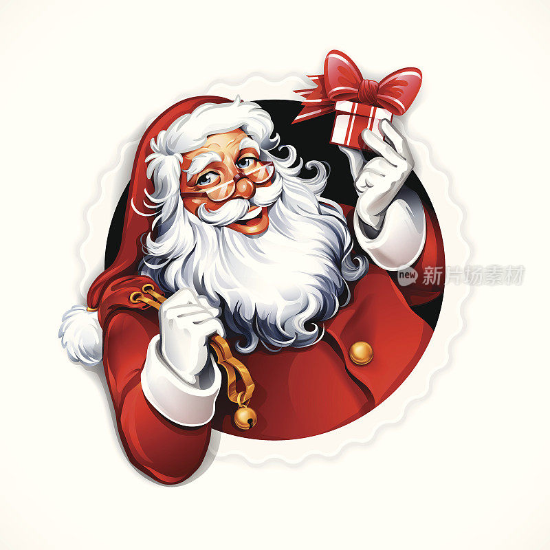 圣诞老人的徽章