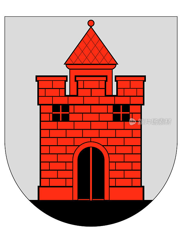 立陶宛潘尼维兹市的盾徽