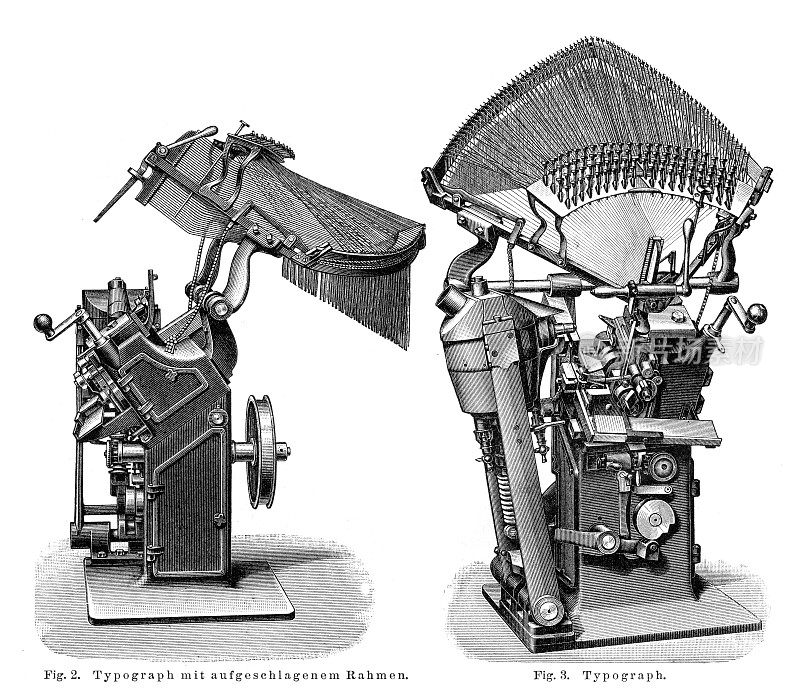 排印机1895年