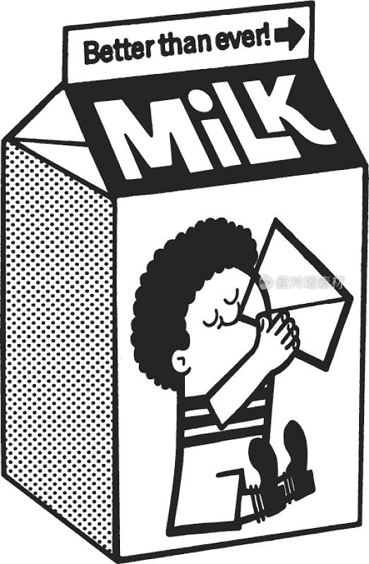 牛奶盒插图