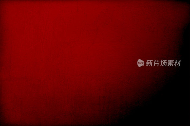 空白的暗红色或栗色的垃圾纹理水平矢量圣诞背景,就像一堵被划伤的灰泥墙,到处都是畸变,有一个非常黑暗或黑色的角落