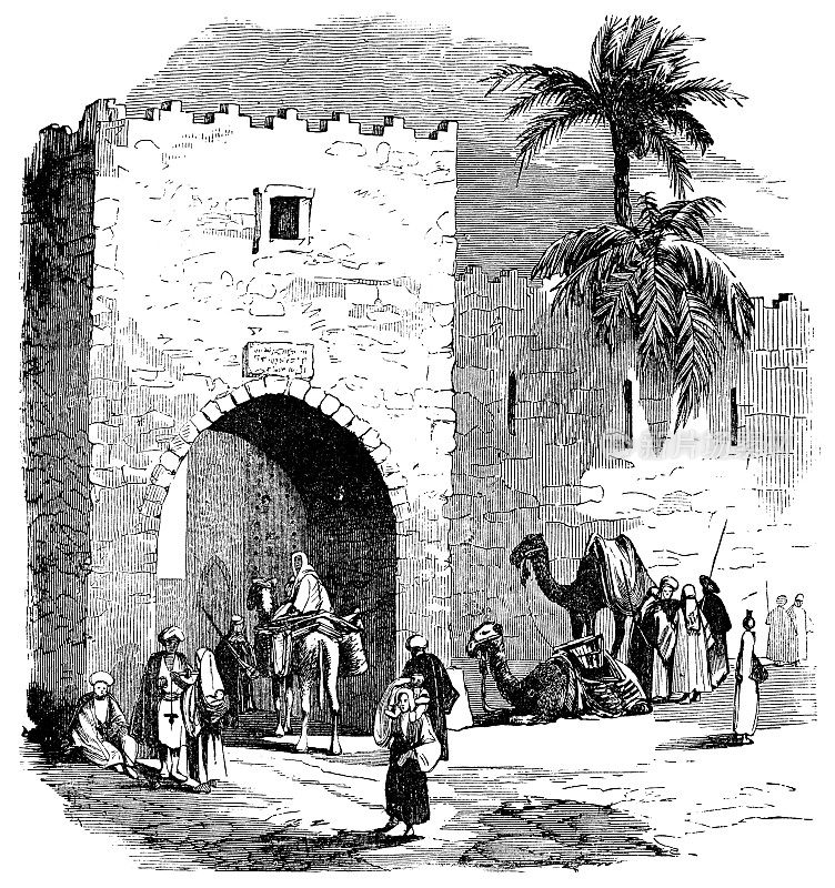 贝鲁特古城门，黎巴嫩-奥斯曼帝国19世纪