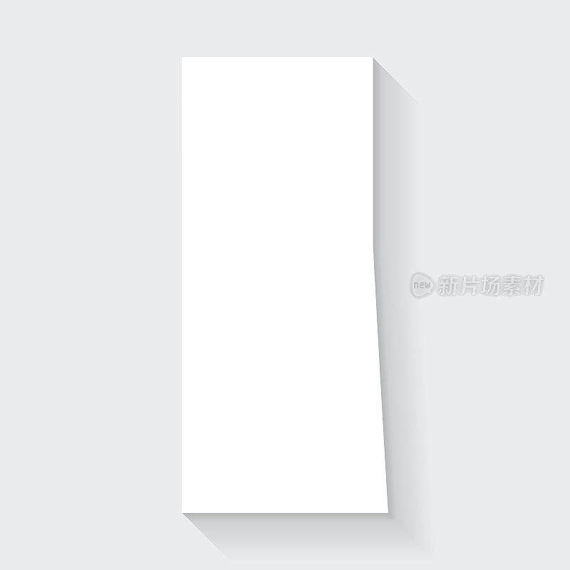 萨斯喀彻温地图与空白背景的长阴影-平面设计