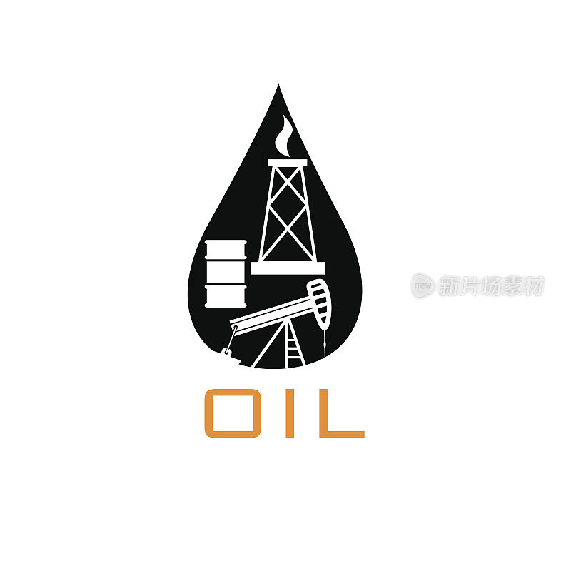 石油工业矢量设计模板