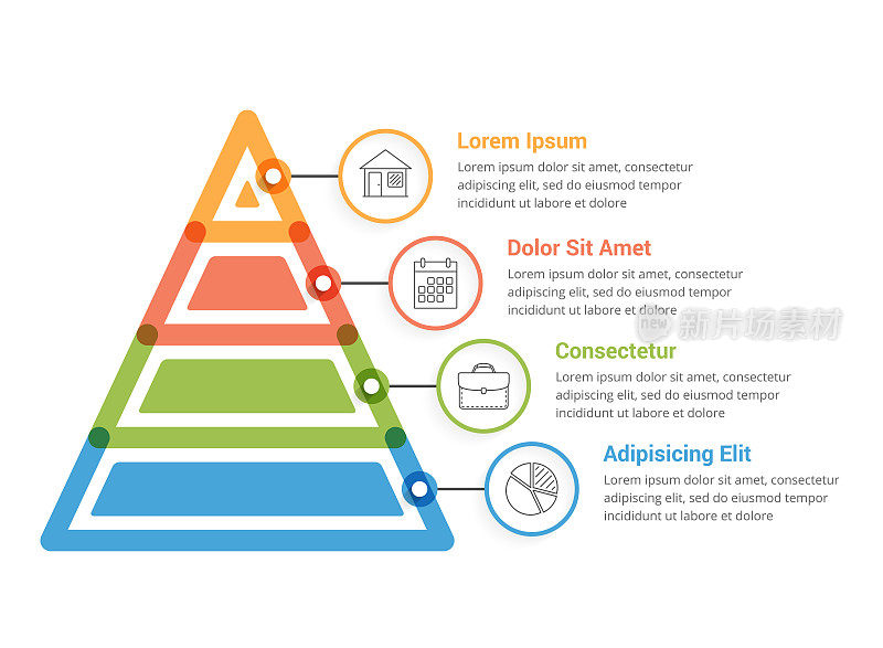 金字塔Infographics