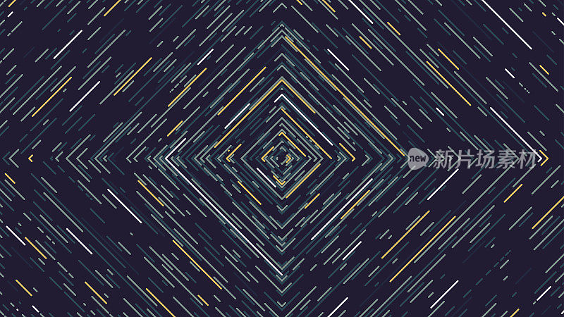 彩色广场网络隧道，未来抽象背景，矢量插图