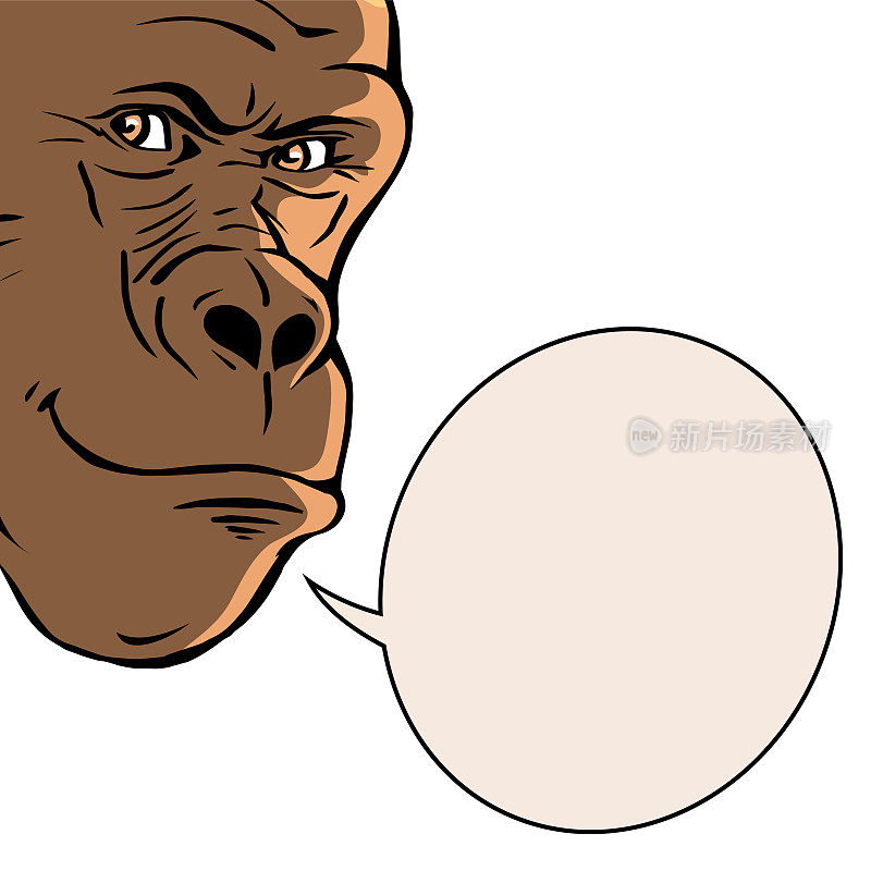 大猩猩的头