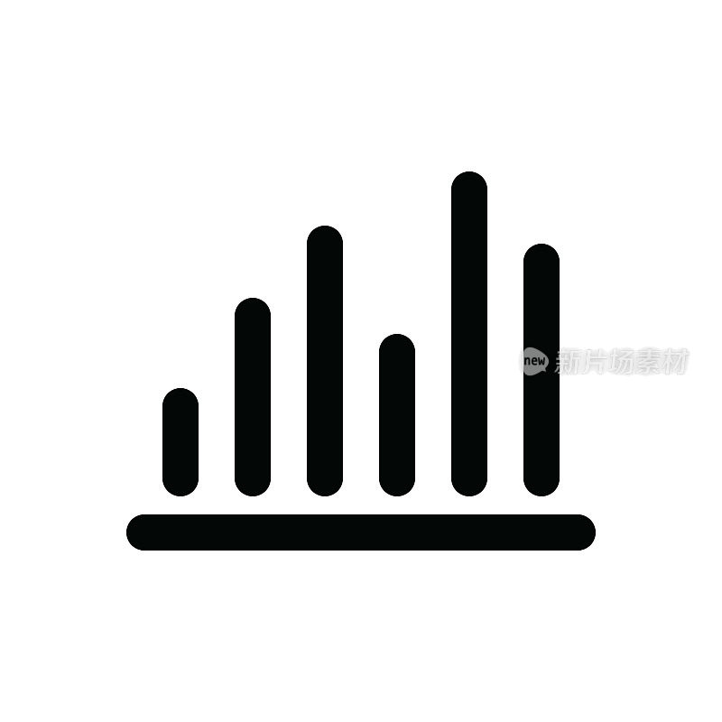 媒体细线图标-可编辑描边