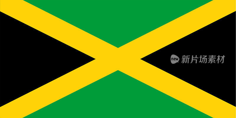 牙买加国旗。