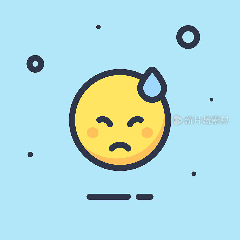 Emoticon平面设计颜色背景