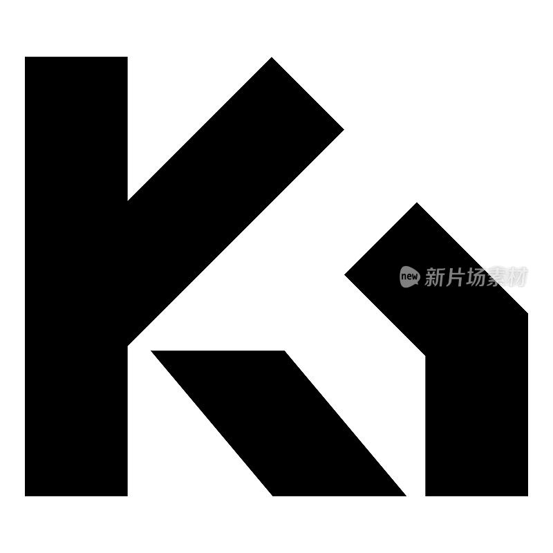 K为建筑、家居、房屋、房地产、建筑、物业的标志设计。