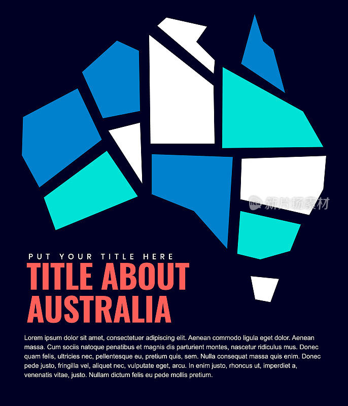 澳大利亚地图页面设计