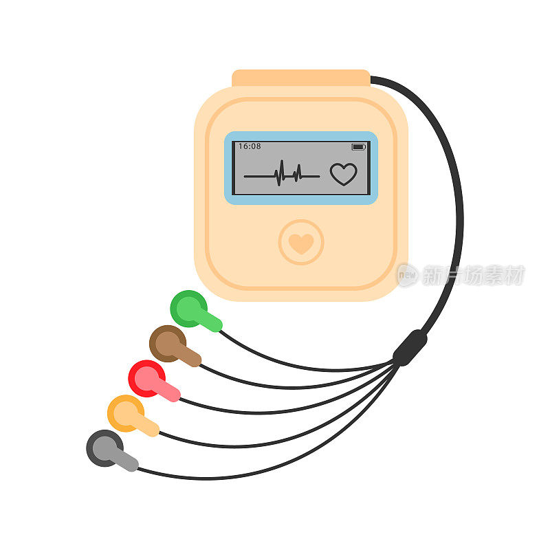 每日监测心电图。动态心电图日常使用。这个装置监测心脏的出血情况。还能预防心脏病发作