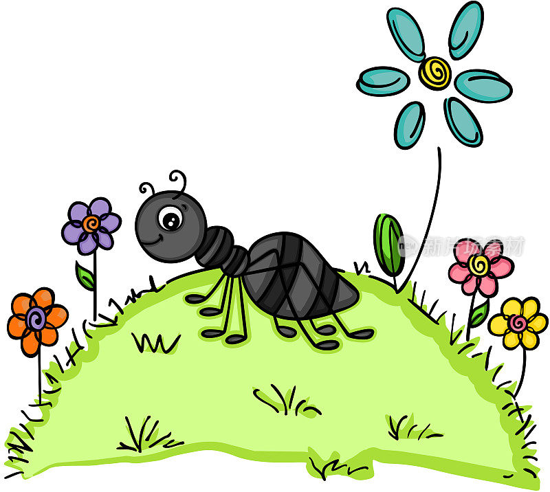 花园里的小蚂蚁