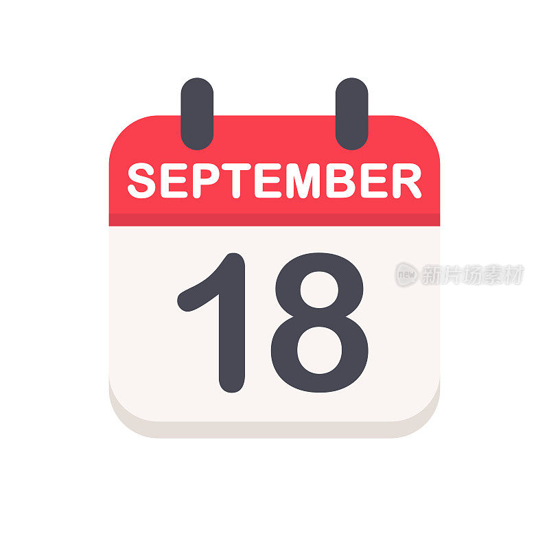 9月18日-日历图标