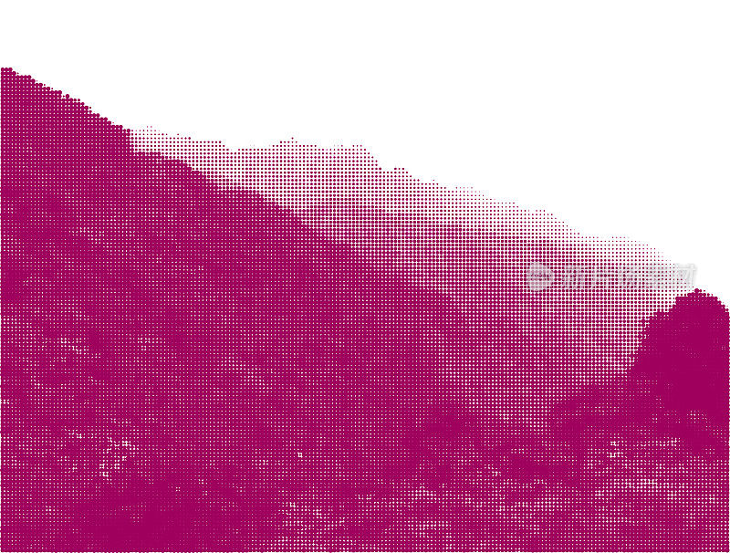 抽象红色半色调风格山景格局背景