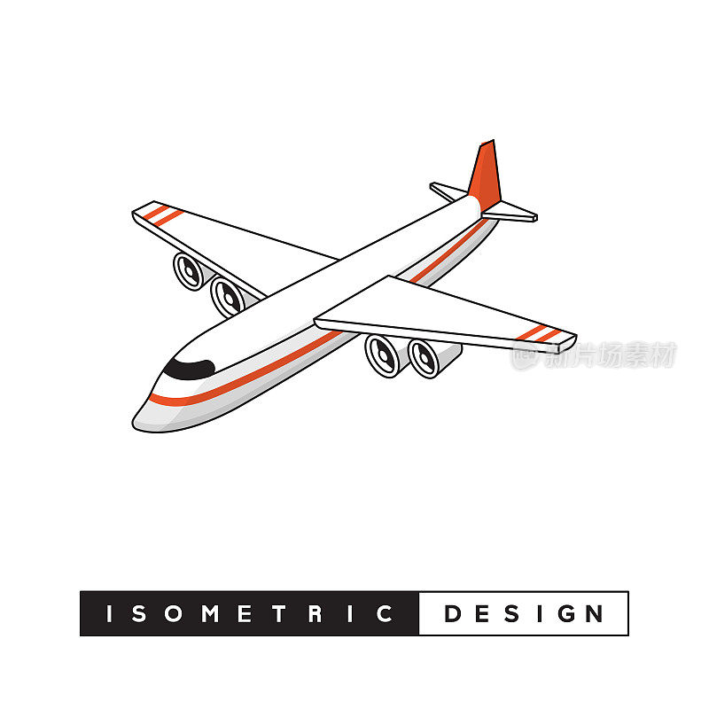 航空后勤等距网横幅，海报，封面和横幅的三维设计