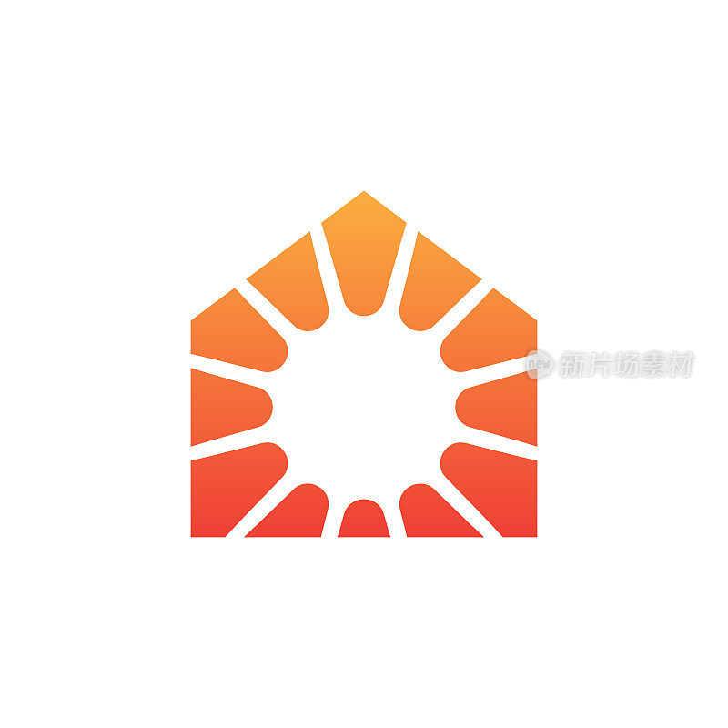 太阳之家logo设计