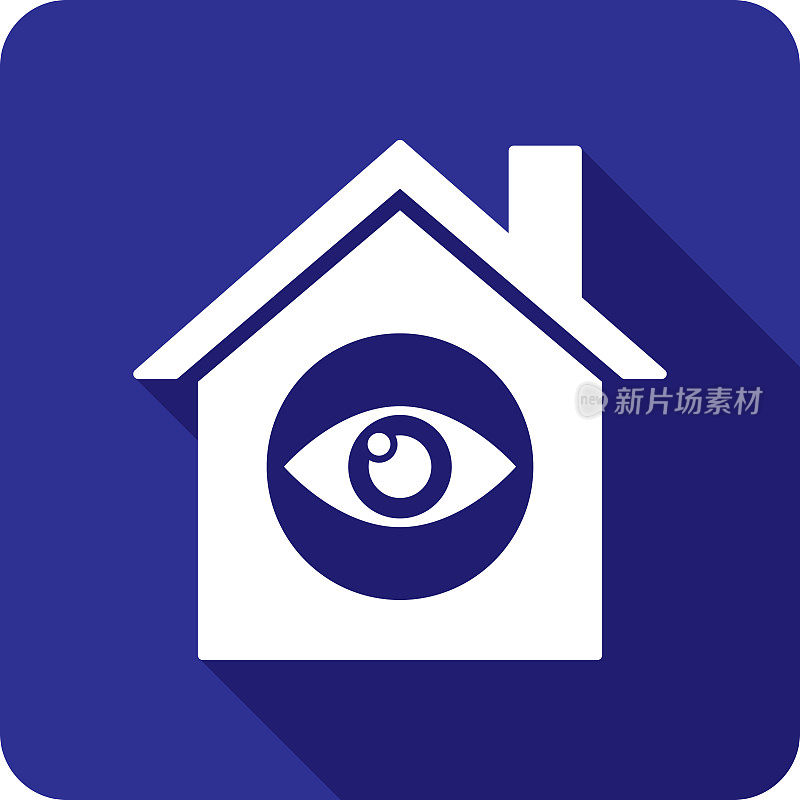 House眼球图标剪影