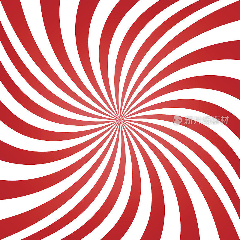 红色白色的夏季螺旋射线背景