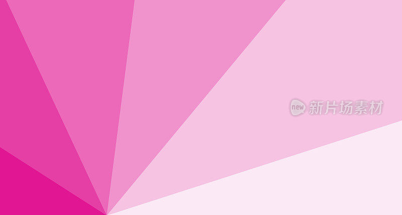 抽象的浅粉色阴影三角形的背景。