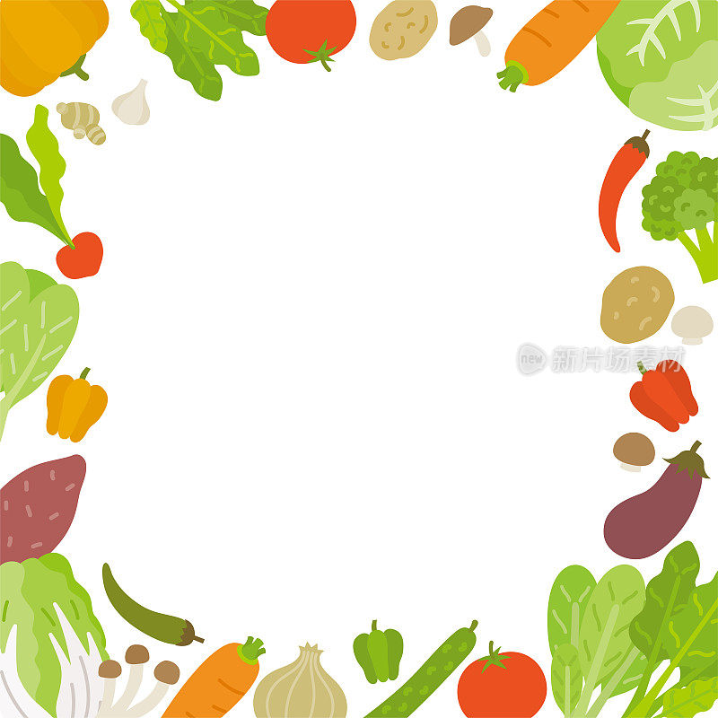 新鲜蔬菜框架-载体