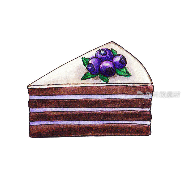 巧克力蓝莓蛋糕，蛋挞，芝士蛋糕，海绵蛋糕，派。用浆果，鲜花，奶油装饰的蛋糕，糖霜，釉，蛋奶沙司。