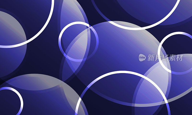 现代色彩丰富的几何形状和物体