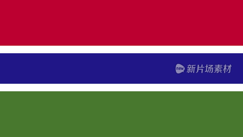 冈比亚Eps文件的国旗-冈比亚国旗矢量文件