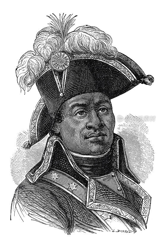 François-Dominique图森·卢维杜尔，海地革命领袖