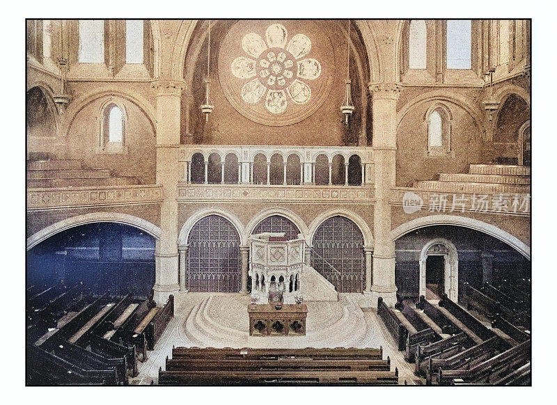 古董伦敦的照片:伊斯灵顿的联合教堂