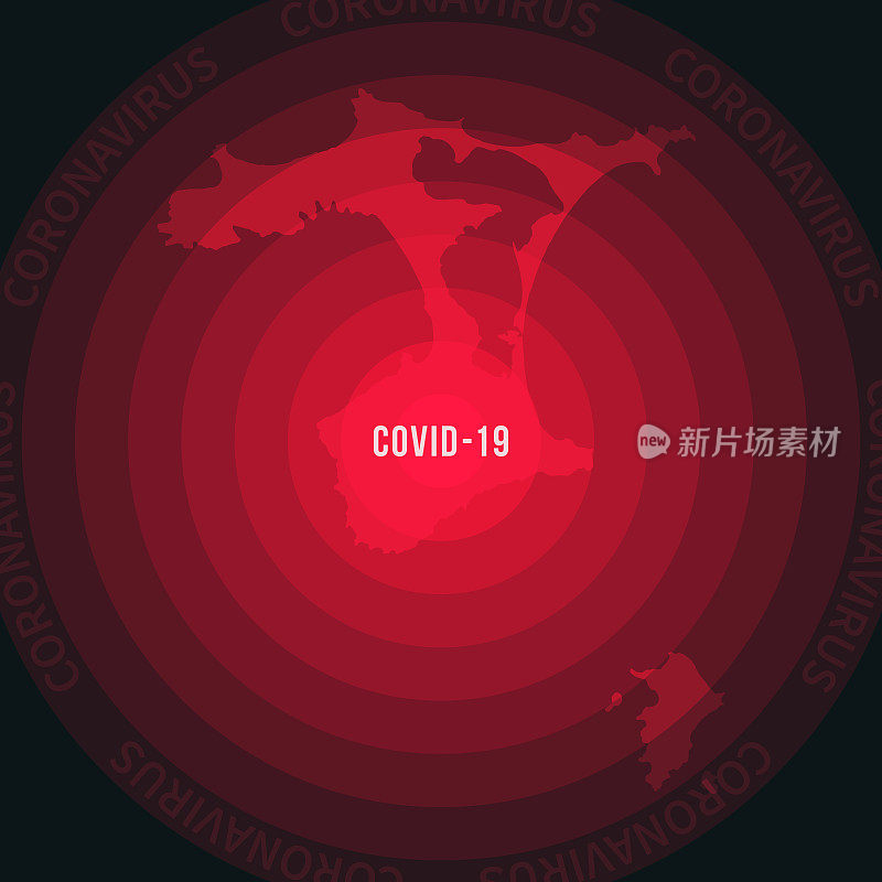 查塔姆群岛COVID-19传播地图。冠状病毒爆发