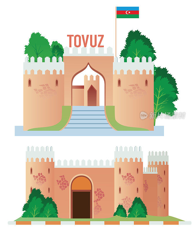 阿塞拜疆的托武兹城堡