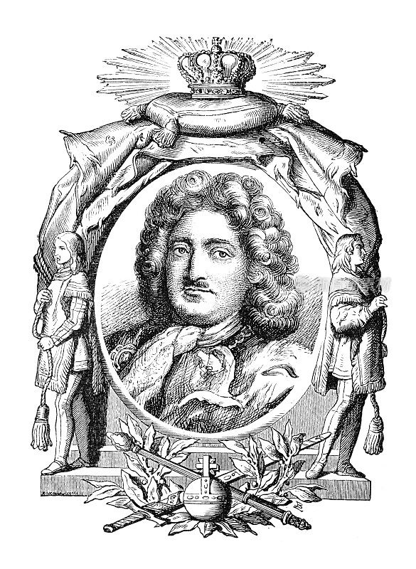 腓特烈威廉一世普鲁士国王插图1884