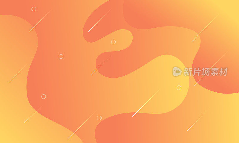 现代抽象梯度颜色背景与元素向量。