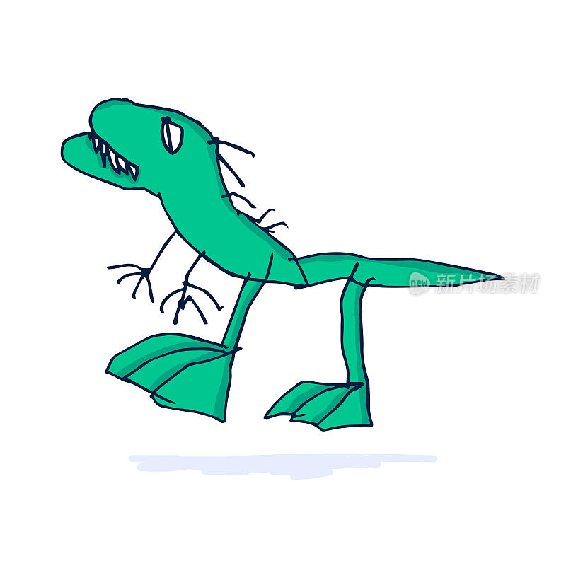 儿童画恐龙插图