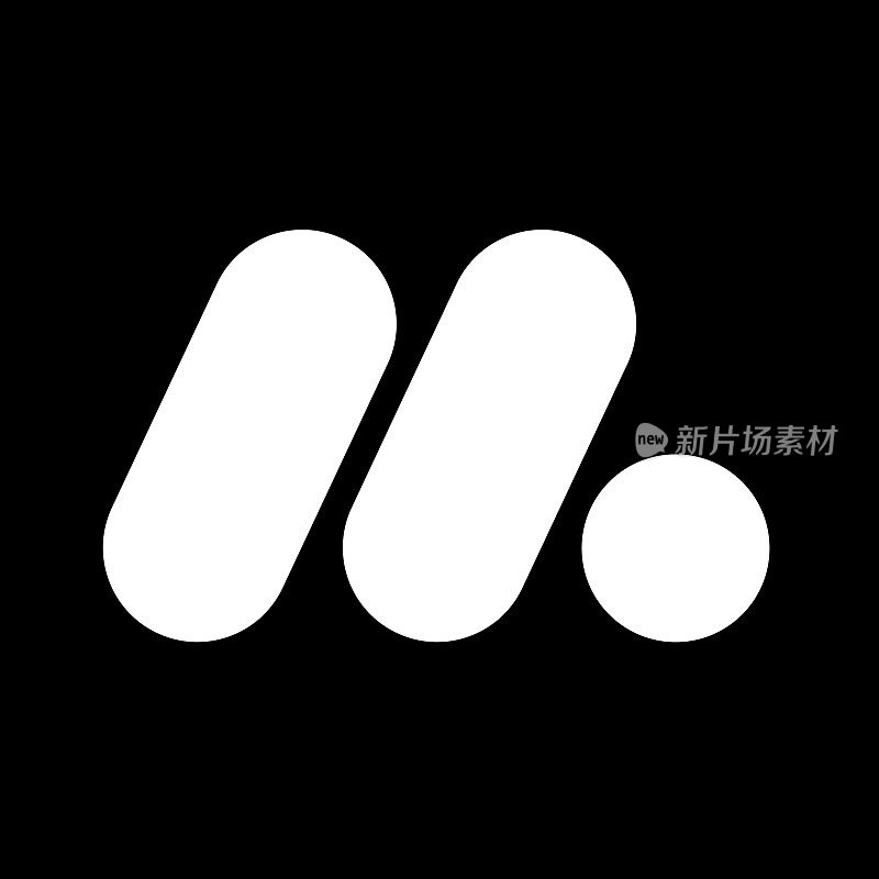 字母M标志