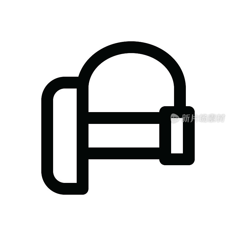 设备细线图标-可编辑笔画