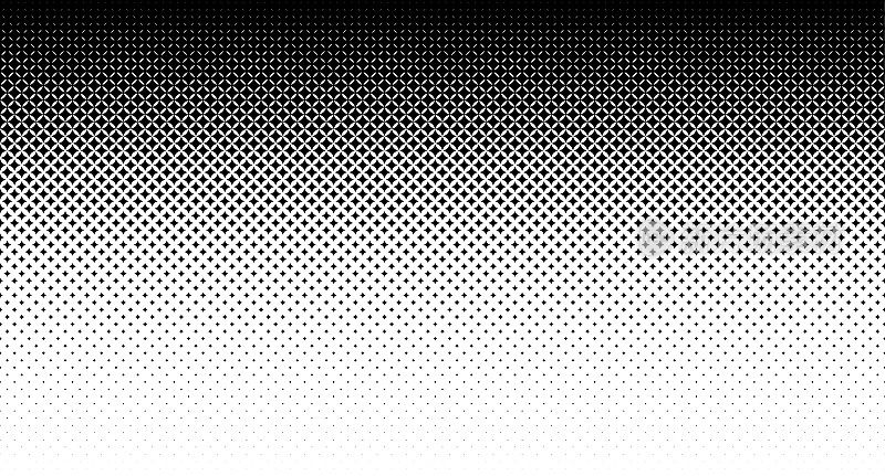 黑色渐变星形图案