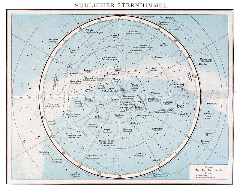 月球地图雕刻1896