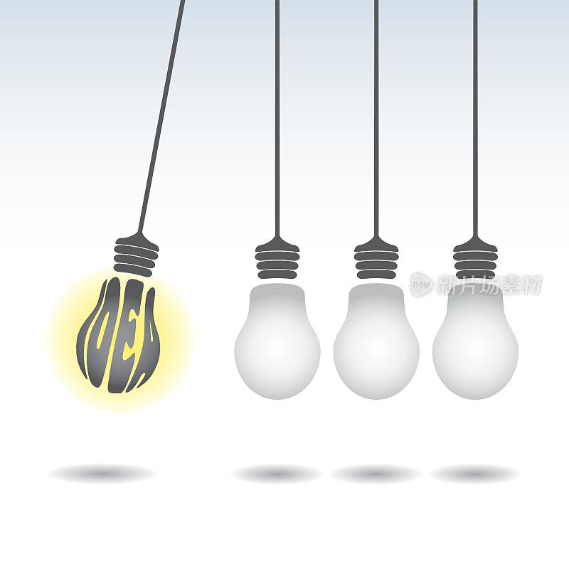 挂bulbs-idea概念