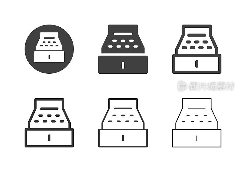 收银机图标-多系列