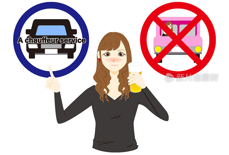 禁止酒后驾车。